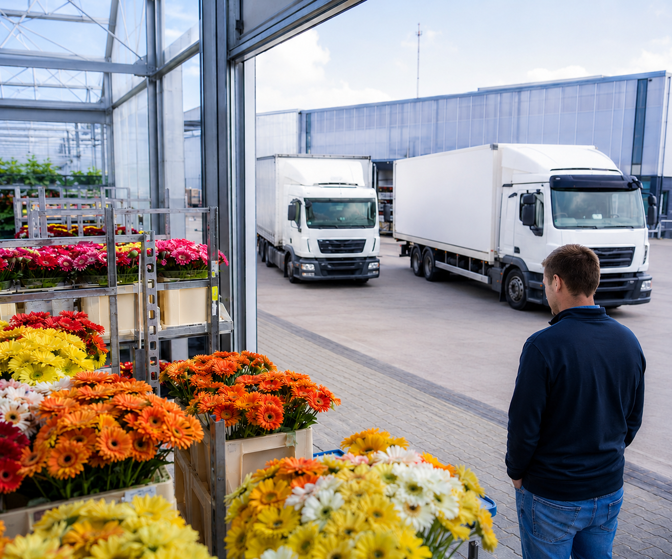 Laadplanning en transport voor sierteelt bij Mainfact Horti